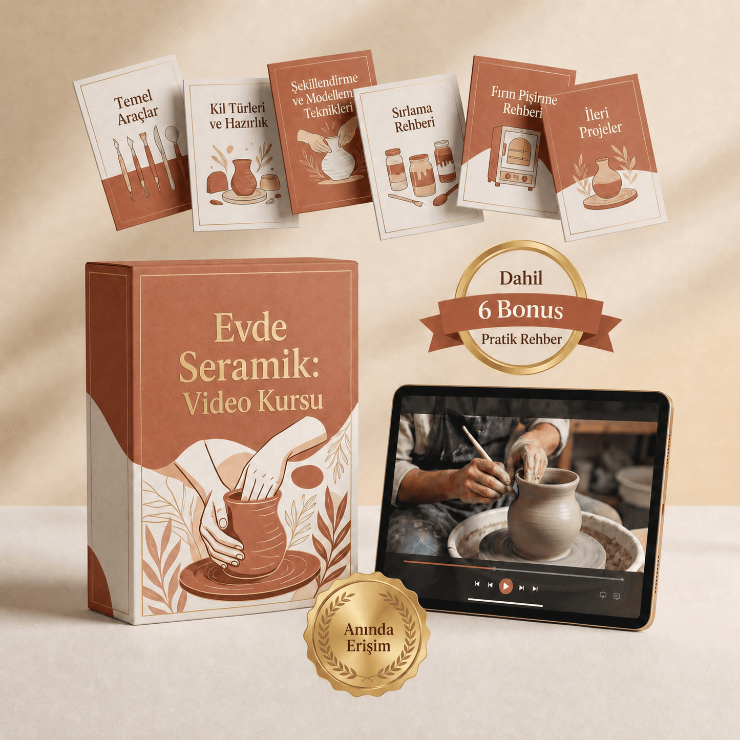 Evde Seramik: Video Kursu